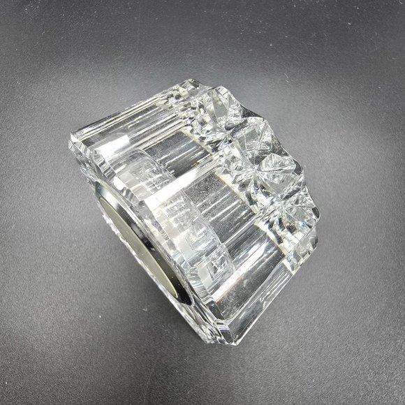 Waterford Crystal Mantle Clock With Roman Numerals Glass Vintage Style JJ3821 - Picture 9 of 16